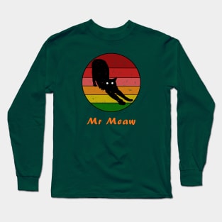 Mr Meaw Long Sleeve T-Shirt